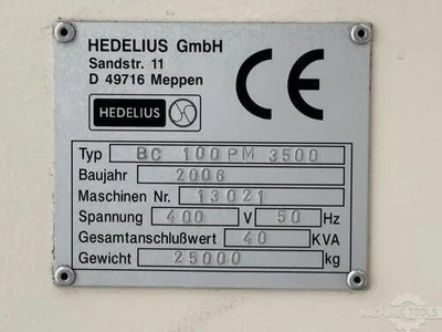USED 2006 HEDELIUS BC 100 MAGNUM