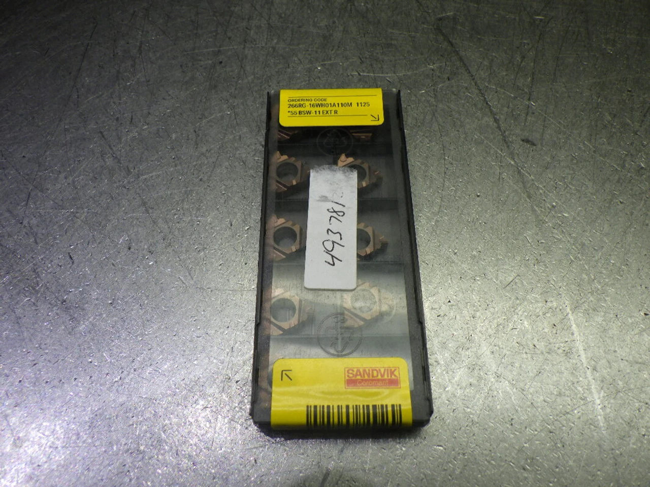 Sandvik Carbide Threading Inserts QTY10 266RG-16WH01A110M 1125 (LOC2337)