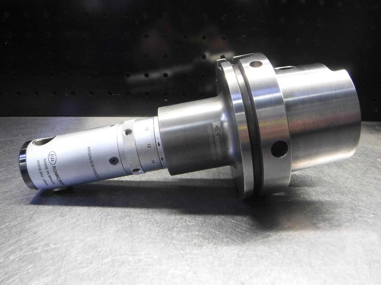 Kennametal/Romicron 42-53mm Boring Head W/ HSK100A KR32AVS1B100MCLB (LOC2058A)