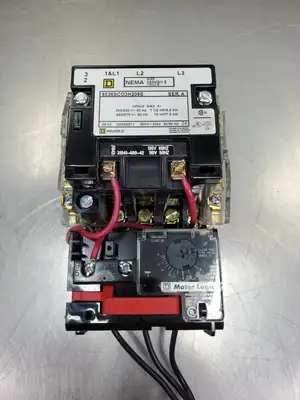 USED Square D 8536SCO3H209S Ser A Size-1 Motor Logic Starter, 10HP