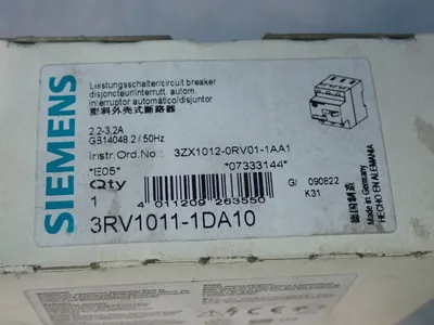 Used SIEMENS 3RV10111DA10 Circuit Breakers | HGR 24 #731894