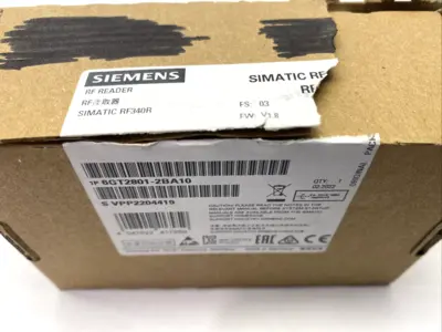 New | in-Stock Siemens SIMATIC RF340R Reader M12 8-Pin 75mm x 75mm x 41mm Sensors Michigan US | Maverick Industrial Sales #1393238