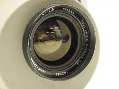 Motorola Mocam Vintage Surveillance Camera with Fujinon Lens CF12.5A-SND-M