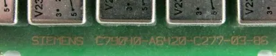 USED SIEMENS 6DS1916-8AA COMPUTER SIGNAL CARD 6DS19168AA C79040-A6420-C277-03-86