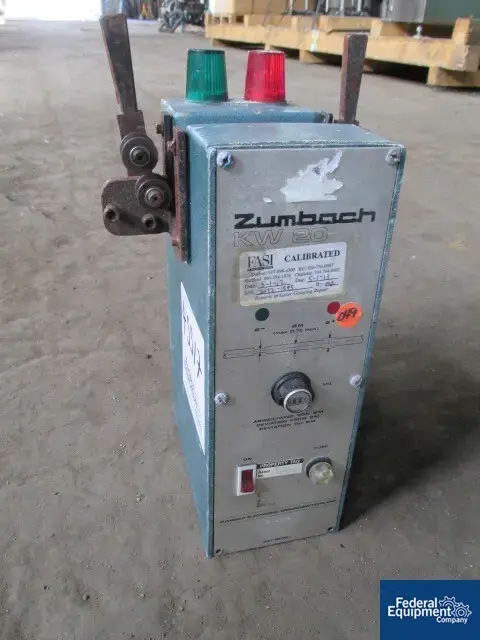 Used ZUMBACH KW 20 ZUMBACH SURFACE FAULT DETECTOR Extrusion Downstream Ohio US | Federal Equipment Company 4 #130846