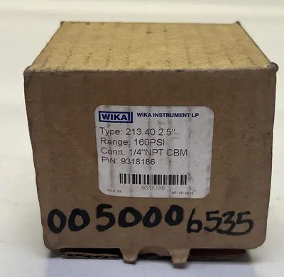 New | in-Stock WIKA 9318186 Universal Pressure Meters Ohio US | Surplus Asset Holdings #1243305