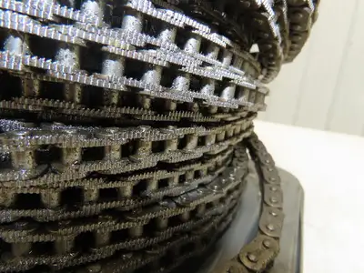 Daido Kogyo DID35F Sharp Top Conveyor Roller Chain #35 Serrated 150 Ft Roll