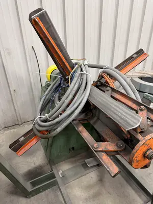 5,000 LB X 24" X 60" OD BRADBURY MOTORIZED COIL REEL UNCOILER: YOBRO #24950