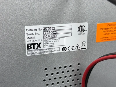Used BTX 45-0652, 45-2021, 45-0401 Biotechnology Missouri US | BioLabTek #1272096