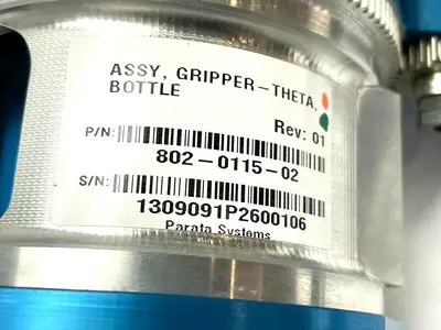 802-0115-02 | Parata Systems  Robotic Pivoting Bottle Gripper - Used