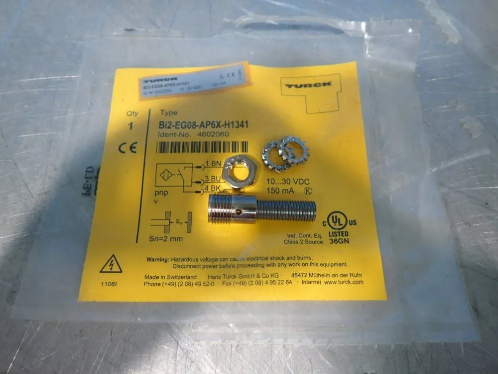 Used TURCK BI2EG08KAP6XH1341 Proximity Sensors Ohio US | HGR 24 #1406323