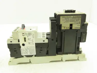 Fuji Elec BM3RSB-P63 Manual Starter .4-.63A Adj Overload w Contactor Lot of 2