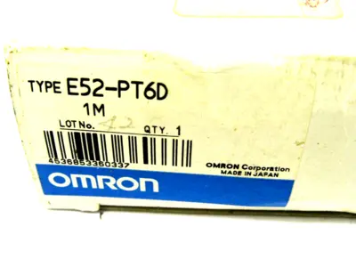 NEW OMRON E52-PT6D TEMPERATURE SENSOR E52PT6D
