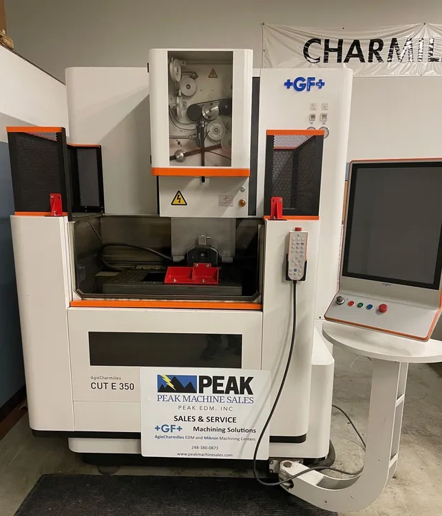 Used 2016 AGIECHARMILLES CUT E 350 Wire EDM Michigan US | Peak Machine Sales #181394