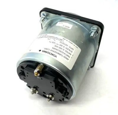 USED YOKOGAWA PANEL METER 0-300VDC NEEDS NEW FRONT PLASTIC SHIELD/FACE