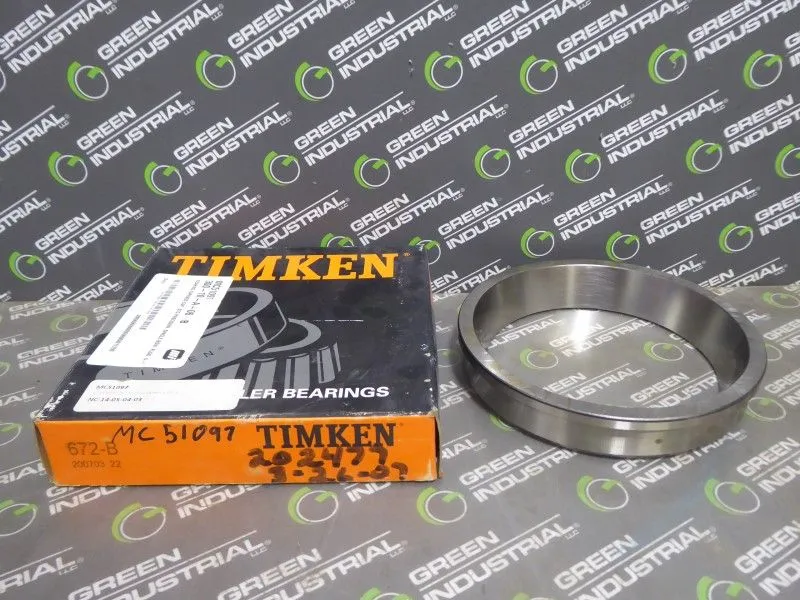 Timken 672B Tapered Roller Bearing Cup New NIB