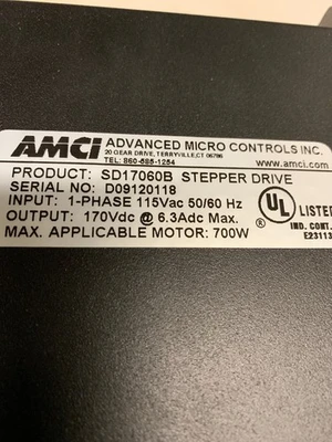 USED ADVANCED MICRO CONTROLS SD17060B