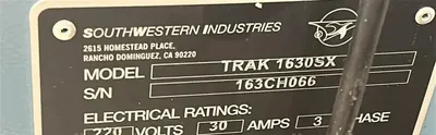 2016 SOUTHWESTERN INDUSTRIES TRAK TRL 1630SX CNC, Turning Center | Machinery Central (3)