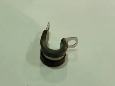 1/2" Rubber Insulated Steel Clamp