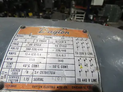 L & J 60 Ton Geared OBI Punch Press 5Hp 4" Stroke 9-1/2" Throat 220/440V 3Ph