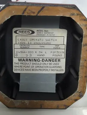 Used REES 04944-000 Miscellaneous Equipment (Electrical & Power) Ohio US | Surplus Asset Holdings #1470115