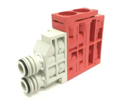 VVQ2000-23AR-C6 | SMC  4-Way Solenoid Valve Perfect Block - Used