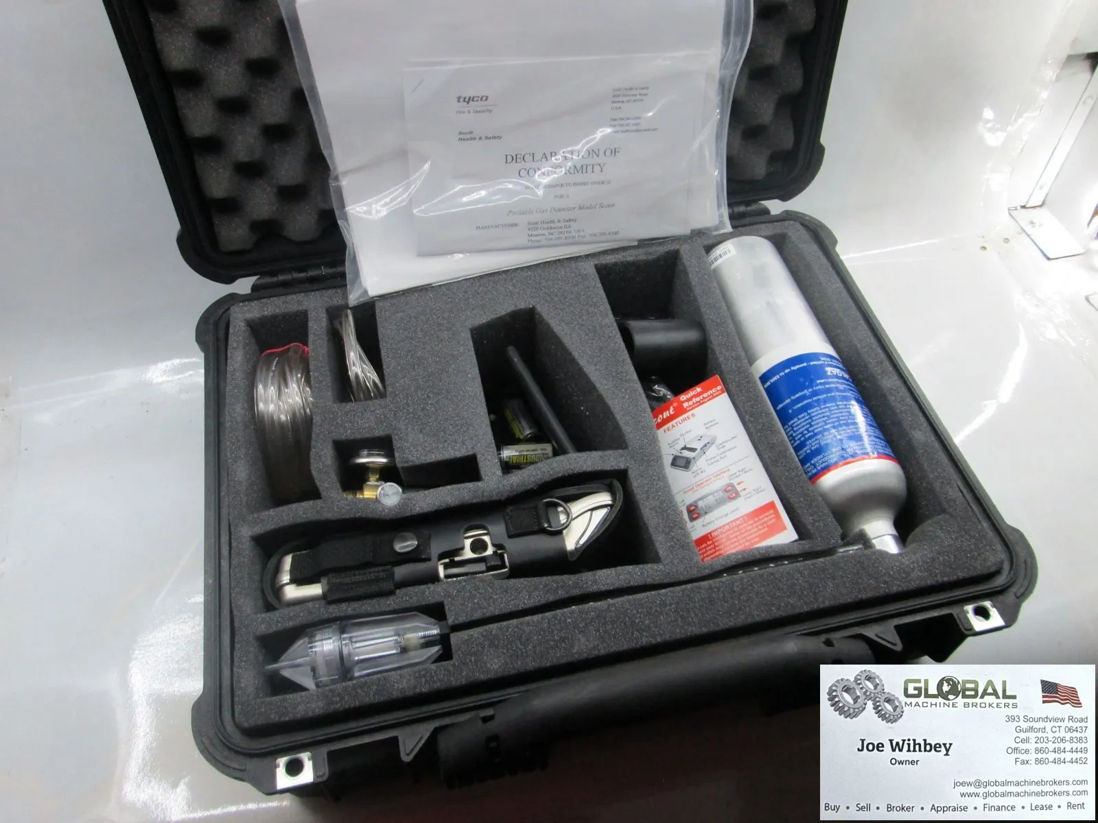 Scott SCT096-2560 Portable Multi Gas Monitor Detector w/ Accessories