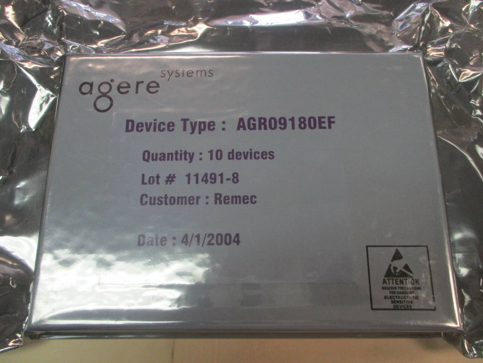 NEW Agere AGR09180EF, 85W 865MHZ-896MHZ Lateral