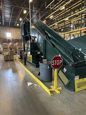 USED INTERNATIONAL BALER CORPORATION NA-1295-48 CLOSED DOOR BALER