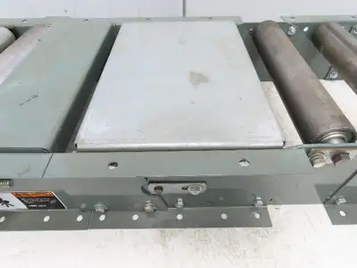 Hytrol 15" Belt-Over Conveyor Incline to Horizontal Nose-Over Transition 41" Leg