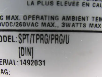 Moore Industries SPT/TPRG/PRG/U Programmable Temperature Transmitter 260V MAX