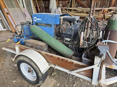 Service Trailer - Welder / Torch / Air Compressor