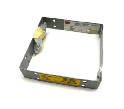 USED HOFFMAN U-CONNECTOR JOINING BRACKET 6" X 6" X 1.38" DEPTH