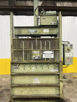 60" X 30" SELCO MODEL #V5HD VERTICAL HYDRAULIC CARDBOARD BALER