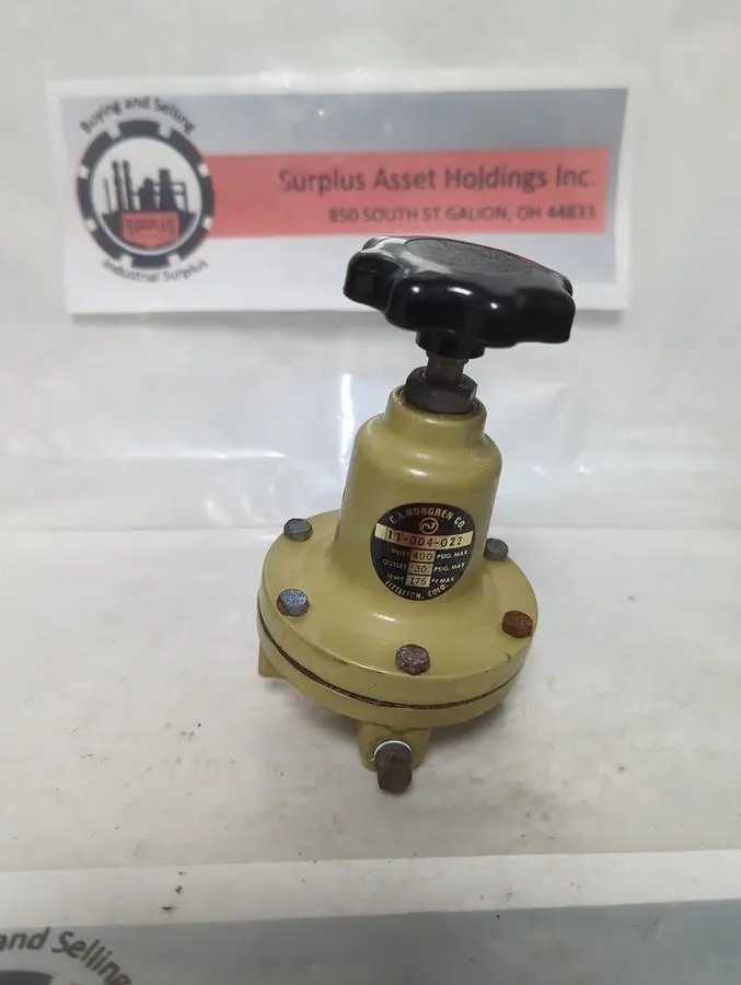 Used NORGREN 11-004-022 Air Pressure Regulators Ohio US | Surplus Asset Holdings #1365652