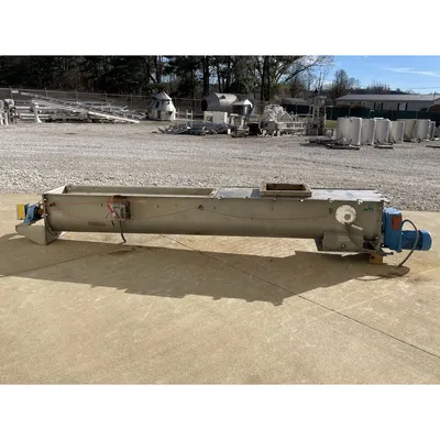 Used 16" dia. X 11'-6" Industrial Screw Auger Conveyor
