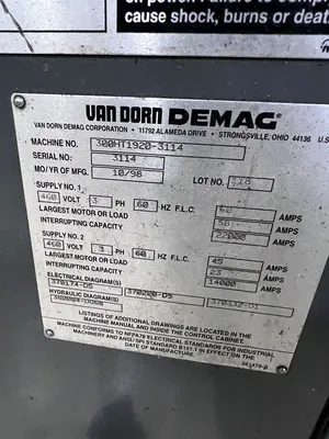 1998 VAN DORN 300HT30 Plastic Injection Mold | Universal Press & Machinery (UPM) (16)