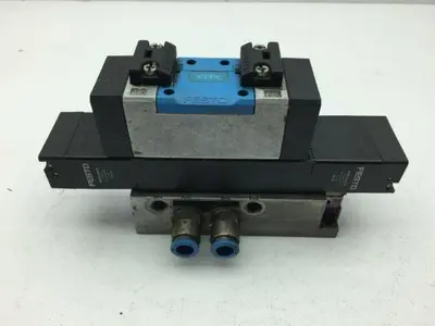 Festo MUHX2-ZP-D-1-24G Solenoid  Valve 145 PSI W/NASE-1/4-1-ISO 1/4" NPT