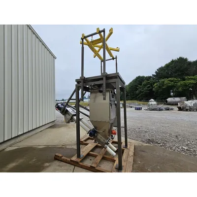Used Spiroflow Bulk Bag Discharger Loss in Weight Batching System w/Flex Screws