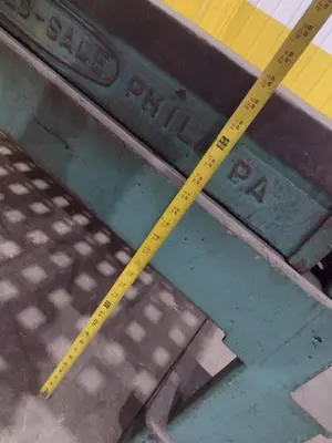 8' x 5' WELDSALE WELDING TABLE LAYOUT ACORN PLATE: YOBRO #24814