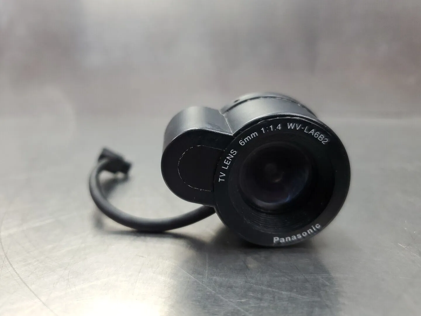 Panasonic WV-LA6B2 TV Lens, 6mm 1:1.4 for 1/2" B/W Cameras. 5D-24
