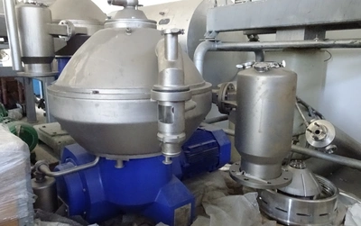 (2) Alfa-Laval AFPX 810 XGV-74CG fat separators, 316SS.