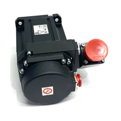USED MITSUBISHI ELECTRIC BRUSHLESS AC SERVO MOTOR, ROTARY, KEYED SHAFT