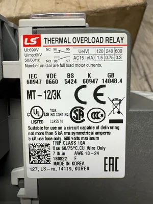 Used LS ELECTRIC MC-12A Starters South Carolina US | ESS Industrial Equipment Sales #1251353