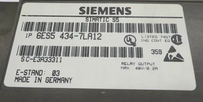 NEW SIEMENS 6ES5-434-7LA12 INPUT MODULE 6ES54347LA12