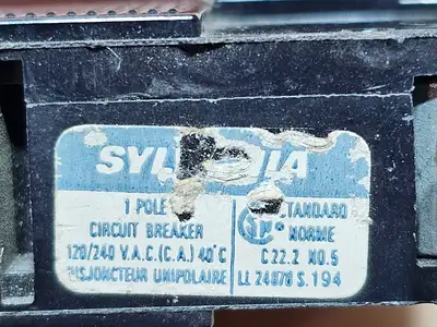 Used SYLVANIA QBH115 Switchgears British Columbia CA | Lenmark #1438648