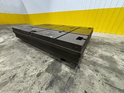 60" X 90.5" X 13" T SLOTTED FLOOR PLATE: STOCK 11835