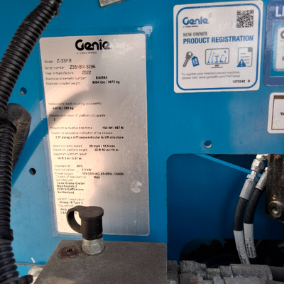 Used 2022 Z-33/18 Genie Articulating Boom Lifts Wisconsin US | Stack Equipment #1418939