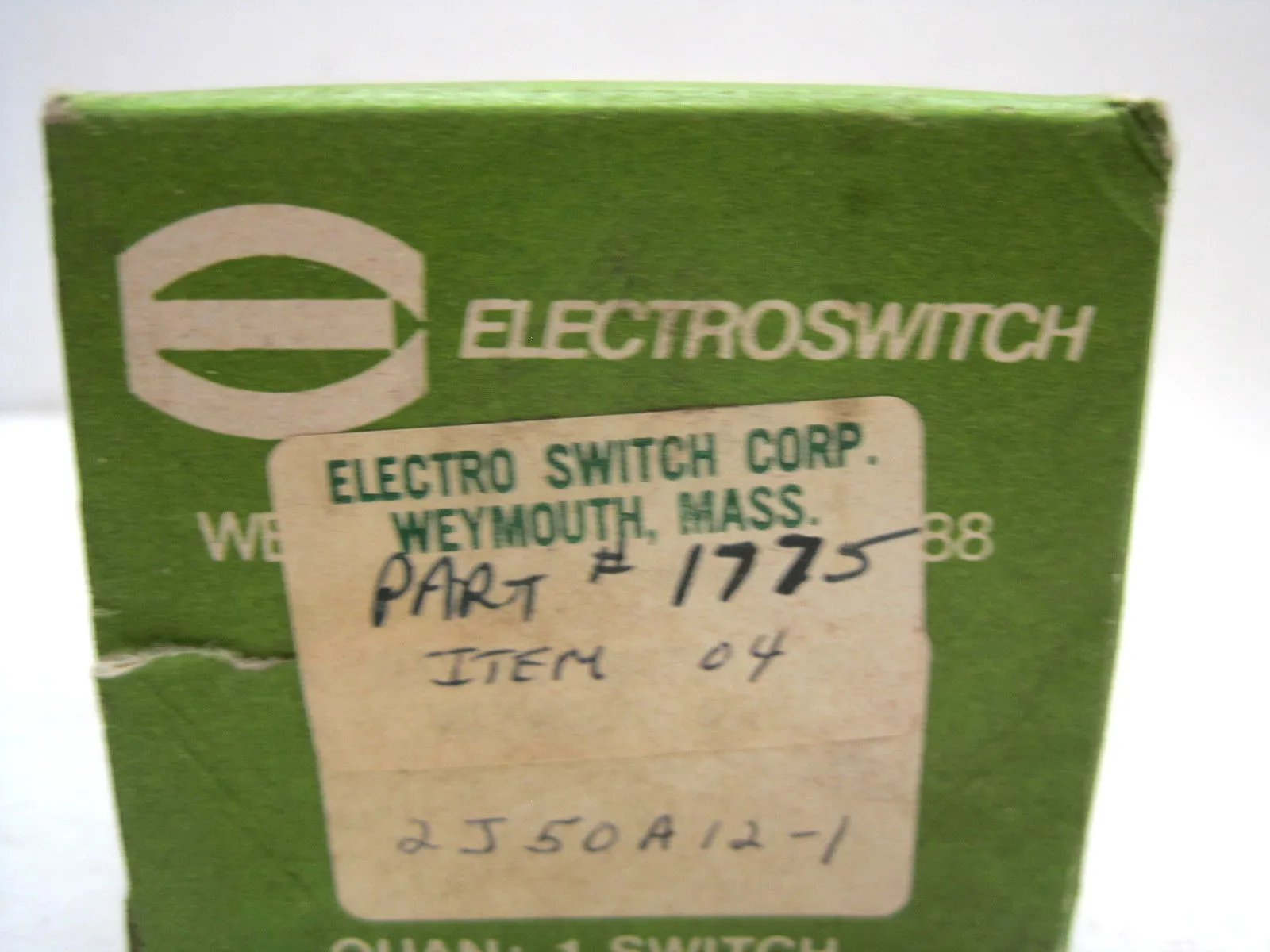 NEW ELECTROSWITCH 2J50A12-1 ROTARY SWITCH 2J50A121