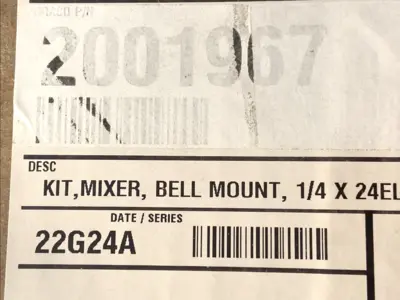 New | in-Stock Graco Mixer Bell Mount Kit 1/4" x 24EL BOX OF 50 Pump & Valve Parts Michigan US | Maverick Industrial Sales #1397759